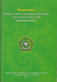 Image of Petunjuk Teknis Pelaksanaan Bantuan Operasional Sekolah