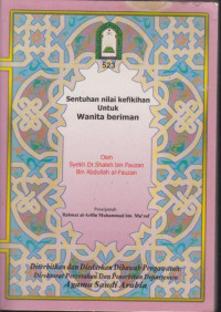 Image of Sentuhan Nilai Kefikihan Untuk Wanita Beriman