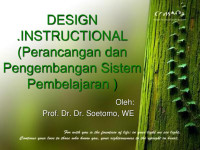 Image of Perancangan Dan Pengembangan Sistem Pembelajaran (Design Instrucpional)