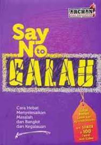 Image of Say No Galau